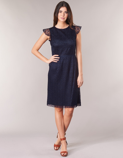 Lauren Ralph Lauren - LACE CAP SLEEVE DRESS Marino