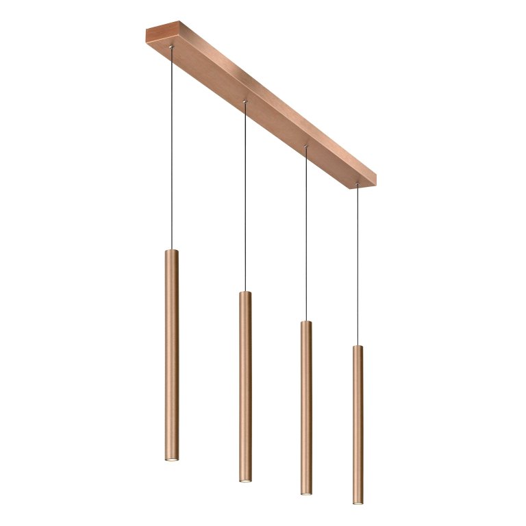 Lucide Lorenz 4 cluster hanglamp LED lineair zwart