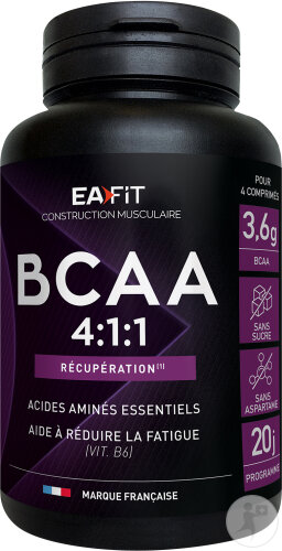 EA Fit BCAA 4:1:1 Récupération 80 Gélules