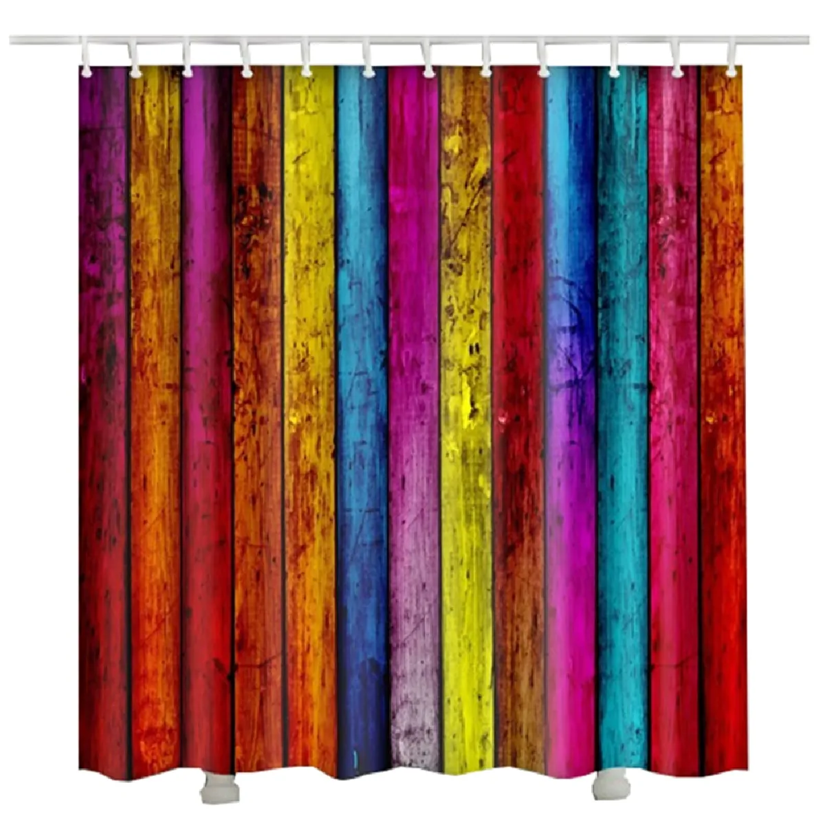 Universal Rideaux de douche design Arc-en-ciel