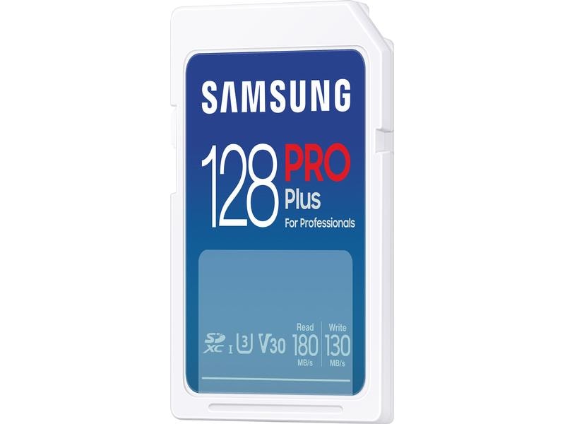 Samsung SDXC-Karte Pro Plus (2023) 128 GB Speicherkarte mit 128 GB Speicherkapazität
