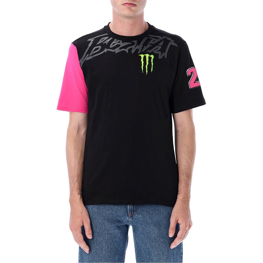 enea bastianini - T-shirt Dual 23 Monster Noir / Rose / Vert
