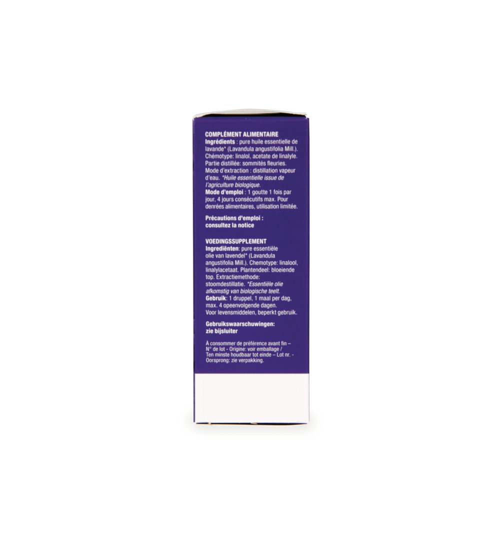 Purasana Lavendel Echte Olie/Huile Lavande Fine Bio (30 ml)