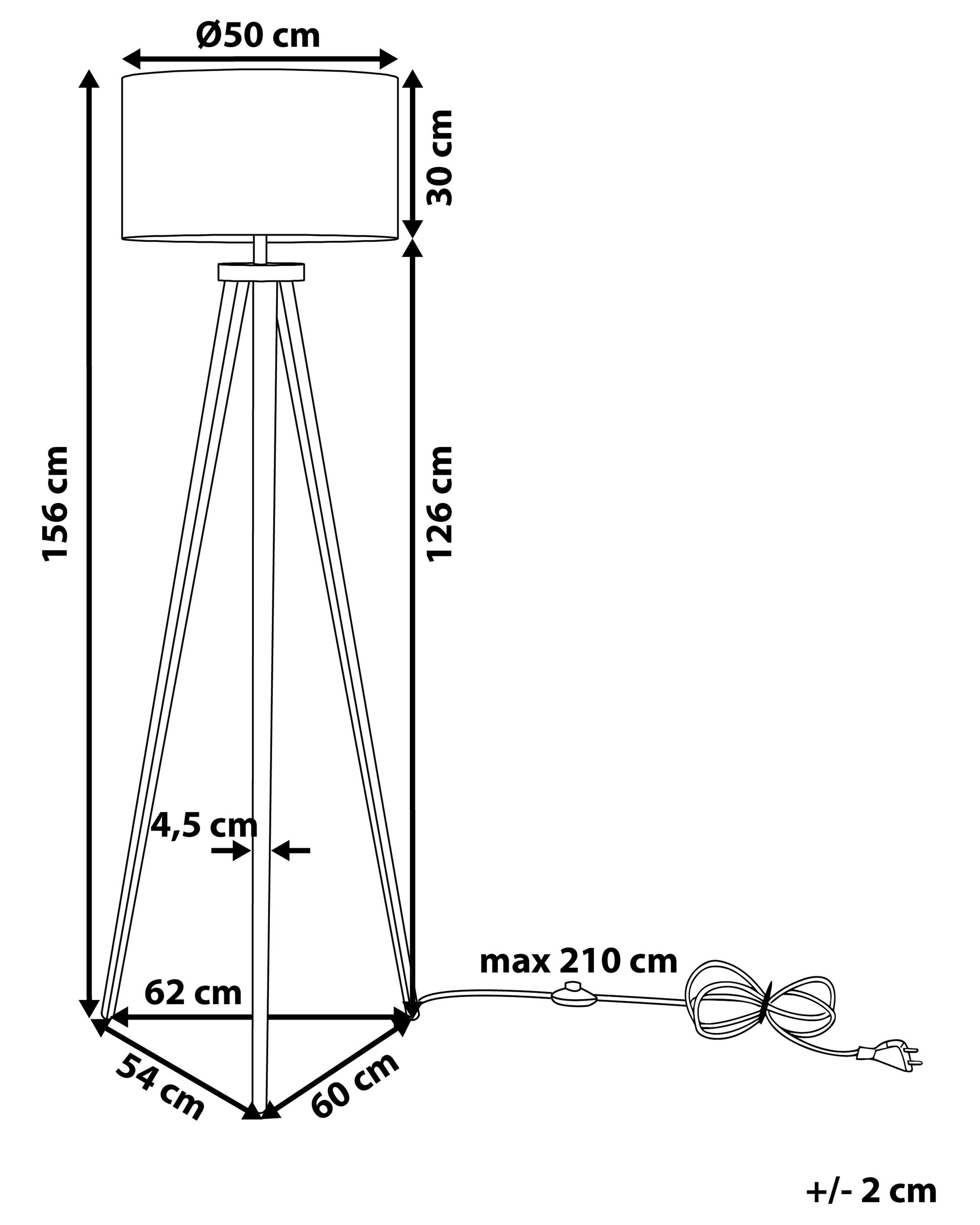 Staande lamp STILETTO Metaal Zwart