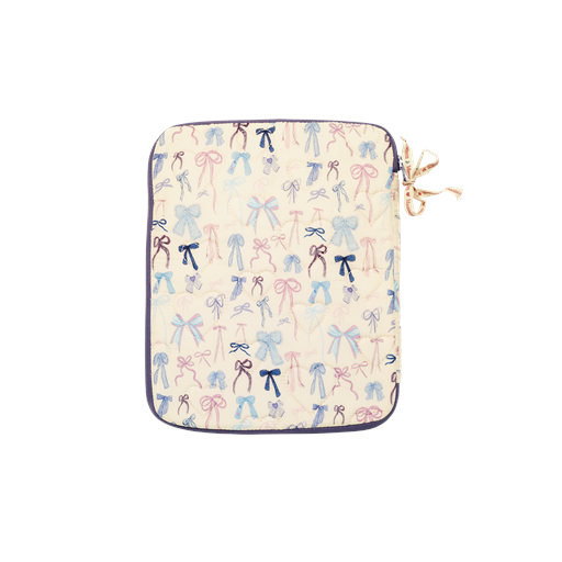 Maanesten Cute Bows Ipad Sleeve, Off White