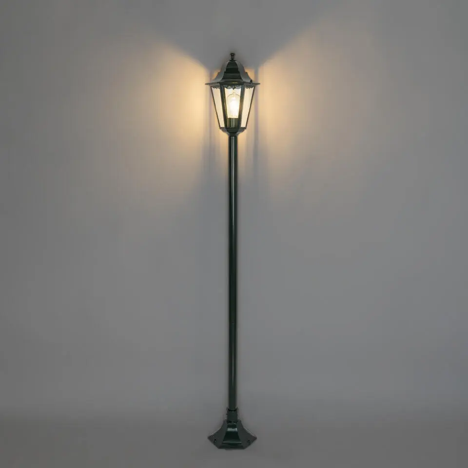 Qazqa staande buitenlampen new orleans groen e27
