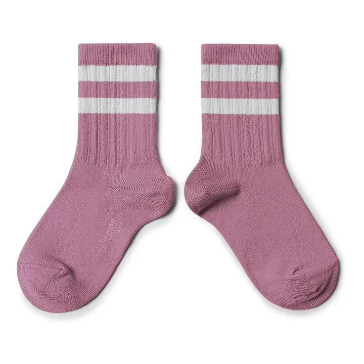 Collégien Chaussettes Nico | Rose bonbon