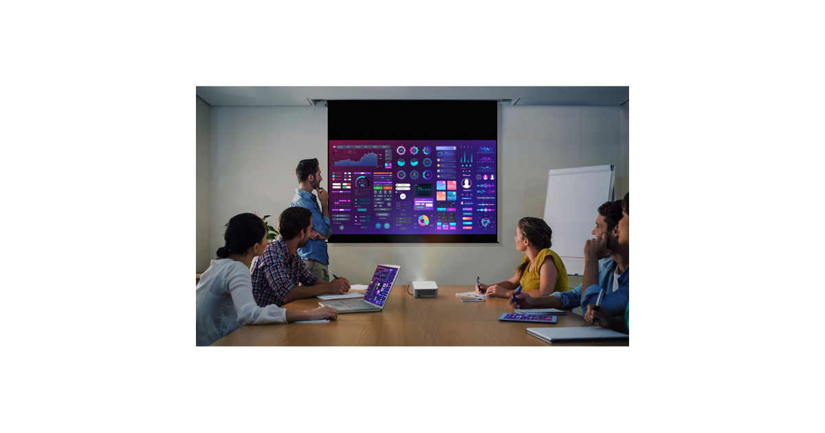 OptomaML1080 Ultra draagbare RGB triple laser DLP-projector  (Wit, 1200 ANSI lumen)