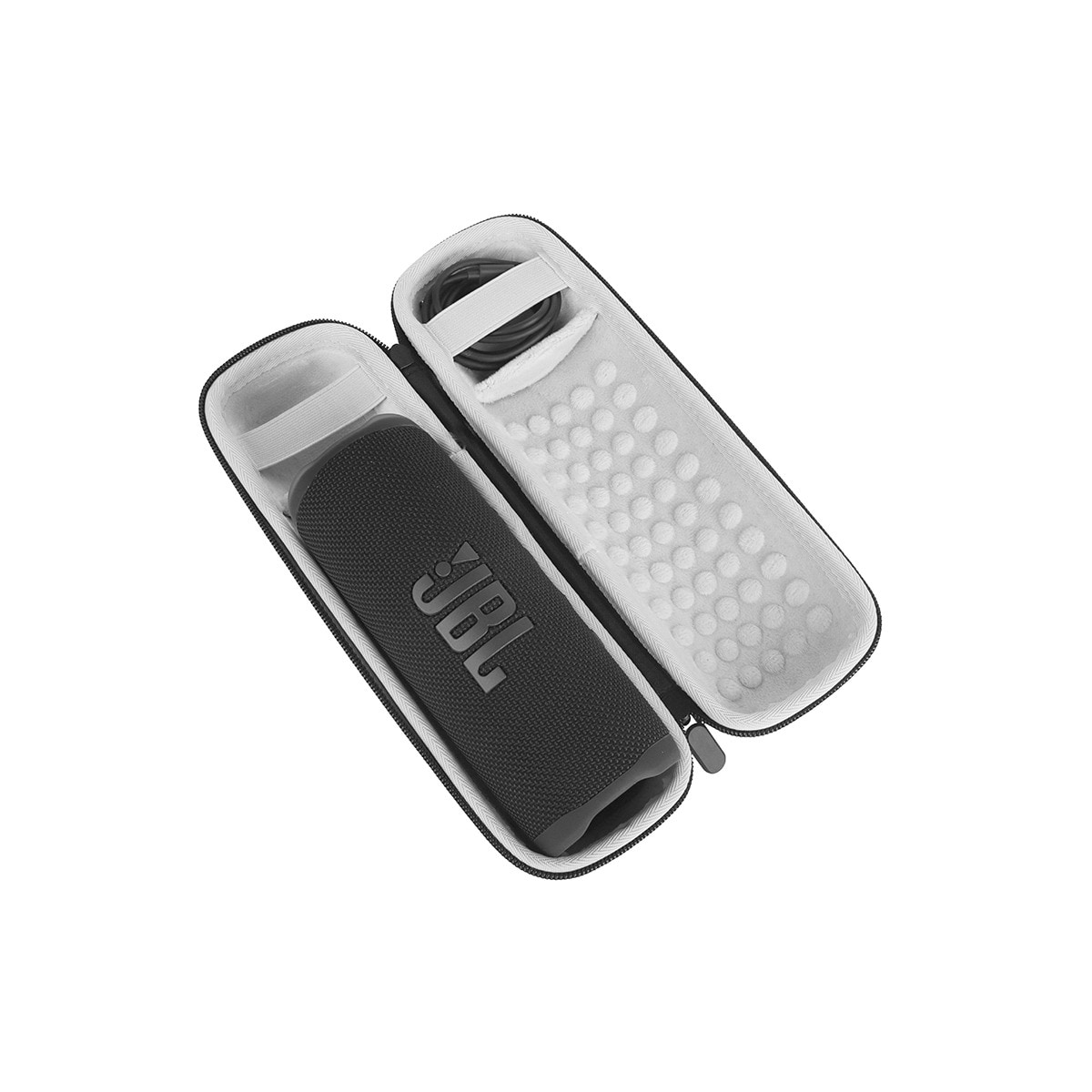 Beskyttende hardt deksel for JBL Flip 6 Bluetooth-høyttaler Grå