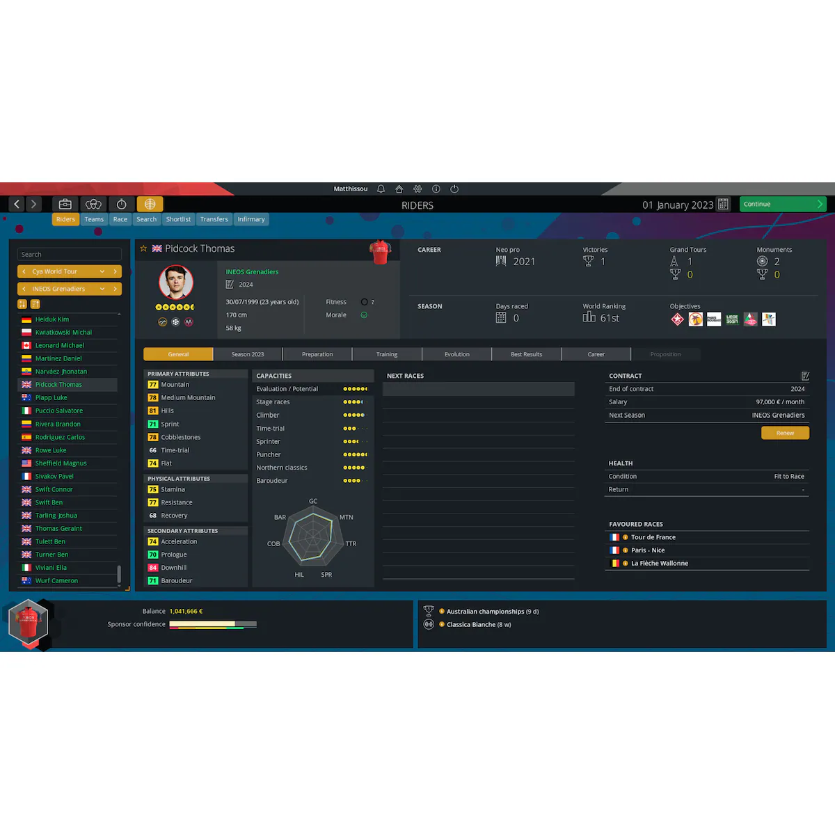 Pro Cycling Manager 2023 - PC Windows