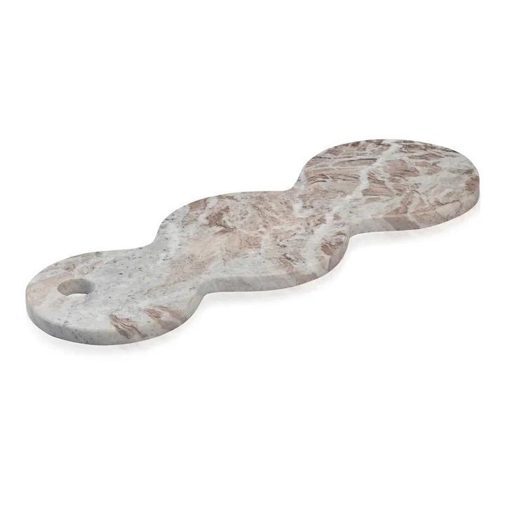 Humdakin - Oslo Marmor Tablett, 40 x 14 cm, braun