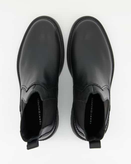 Tommy Hilfiger Hilfiger Comfort LWT LTH Chelsea Boots in Schwarz