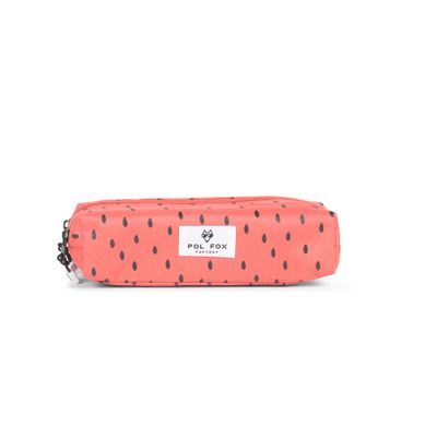 Trousse Tutti Frutti - 2 compartiments - rouge - Pol Fox