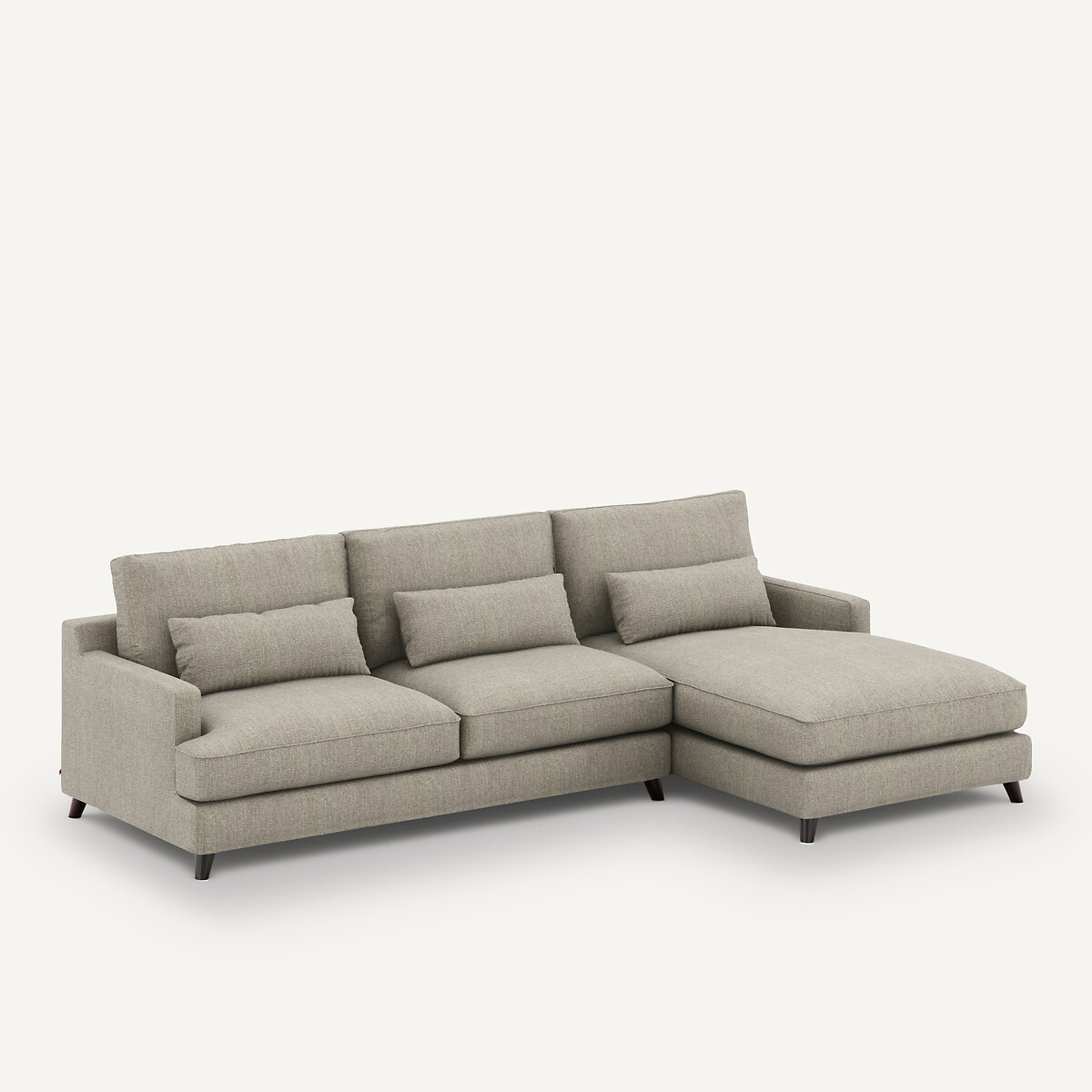AM.PM<br>Sofá de canto em tweed, Alwine