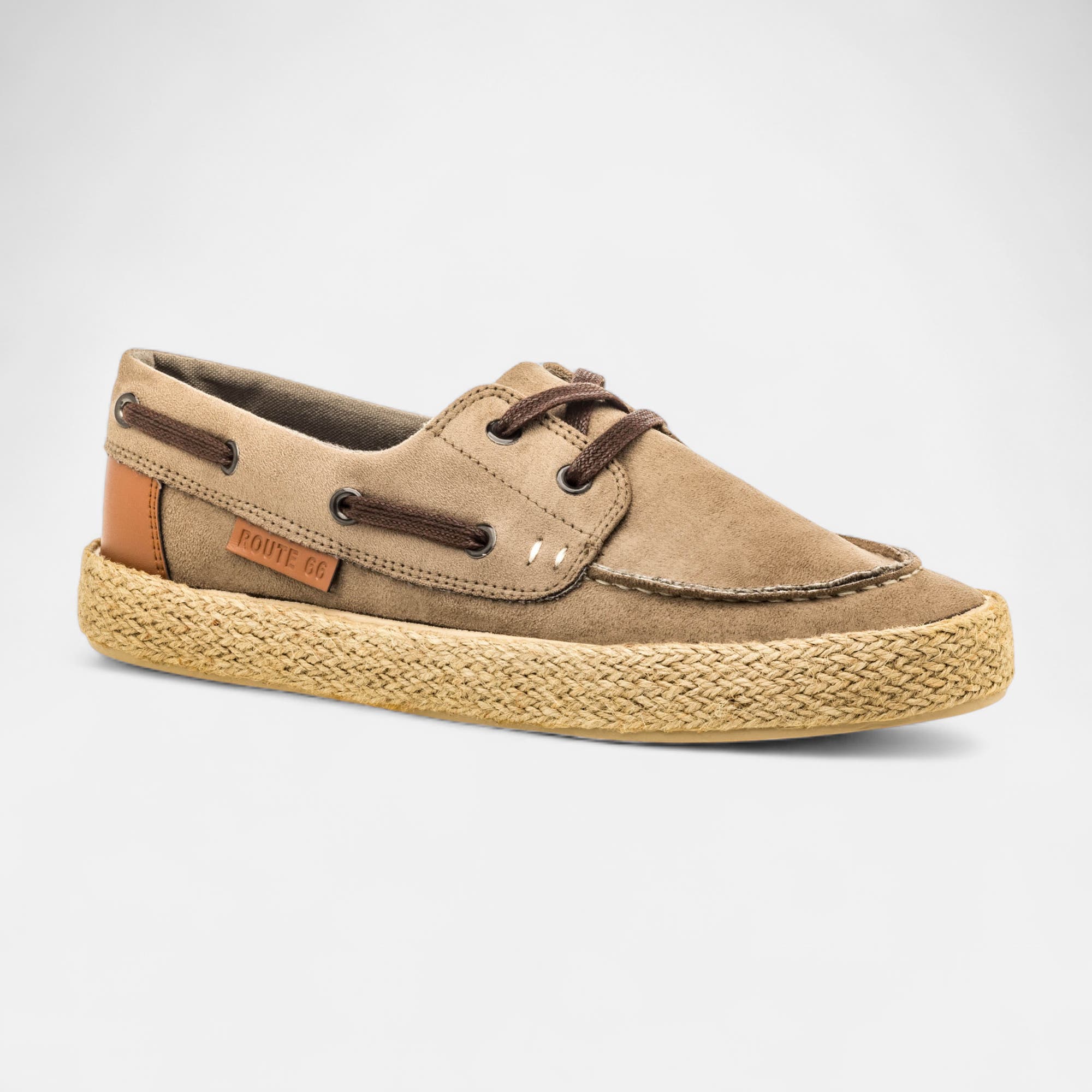 Chaussures bateau Homme taupe
