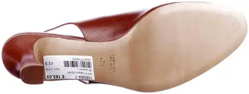 66314 Caland cognac - maat 44 slingback cognac - maat 44 Calandschoen