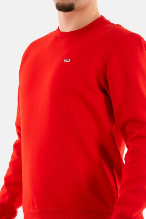 Sweat tommy jeans regular fleece xnl deep crimson