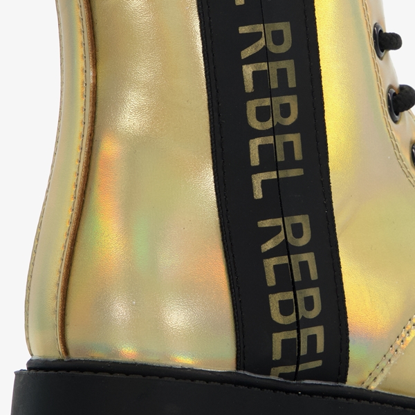 Blue Box veterboots goudkleurig metallic