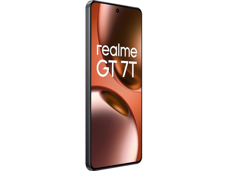 Realme GT 7T 512 GB Lcesense Black Android-Smartphone mit leistungsstarker Akkukapazität von 7000 mAh