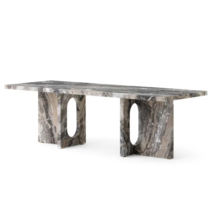 Audo - Androgyne Couchtisch 120 x 45 cm, Galaxy grau