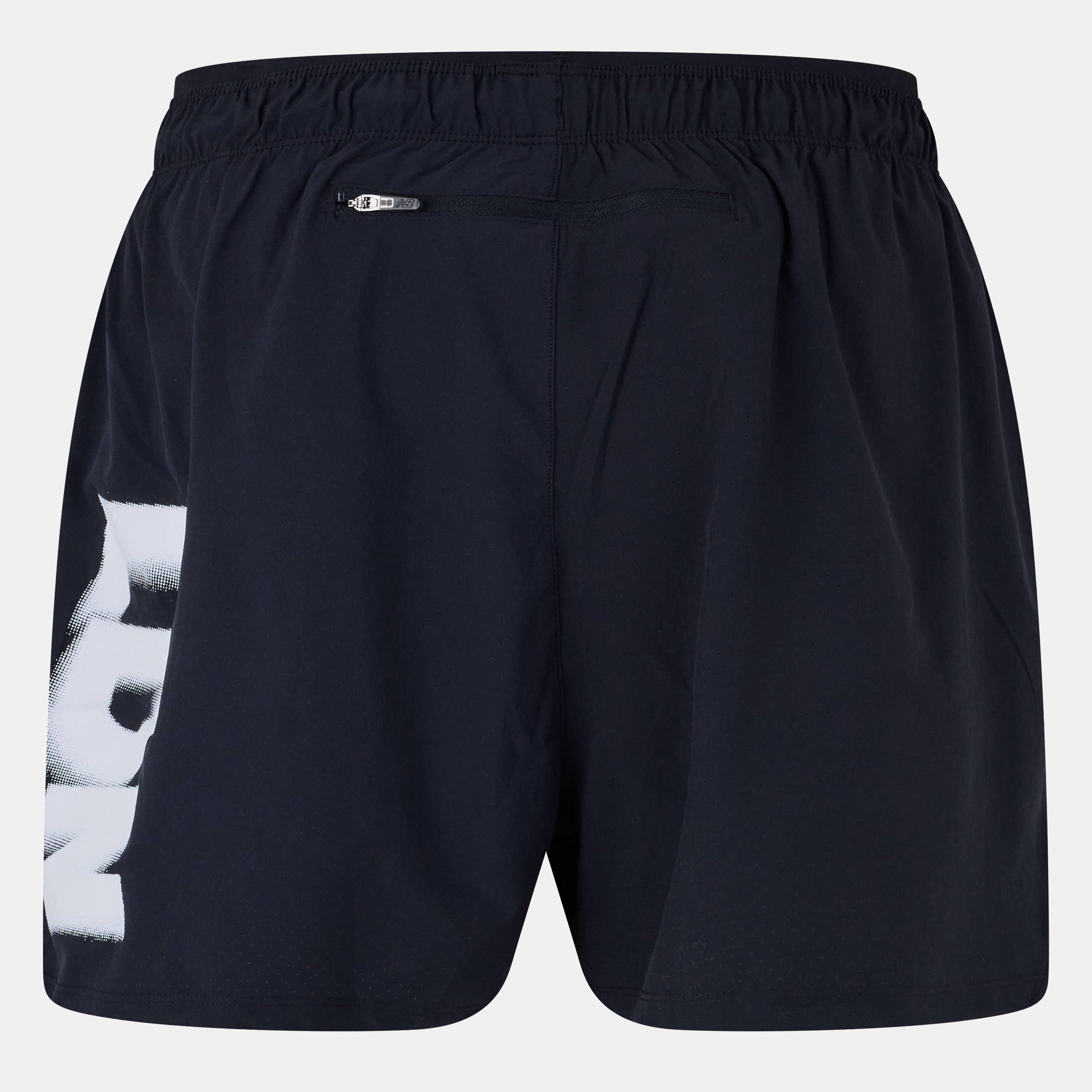 New Balance Rc Sh 5 Inch Bk Smal Running Short Mens