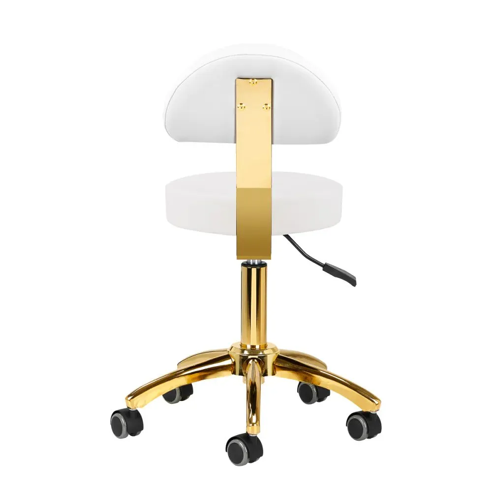 Activeshop Kosmetikstol AM-304G guld hvid