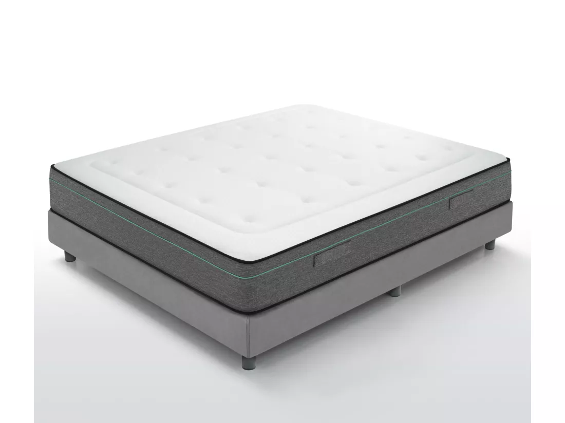 Matelas Dream mémore de forme 50kg/m³ - 23 cm 90x190cm avec 1 Oreiller viscoélastique 60x60cm