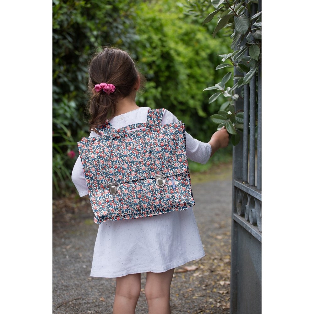 Cartable London Fleuri