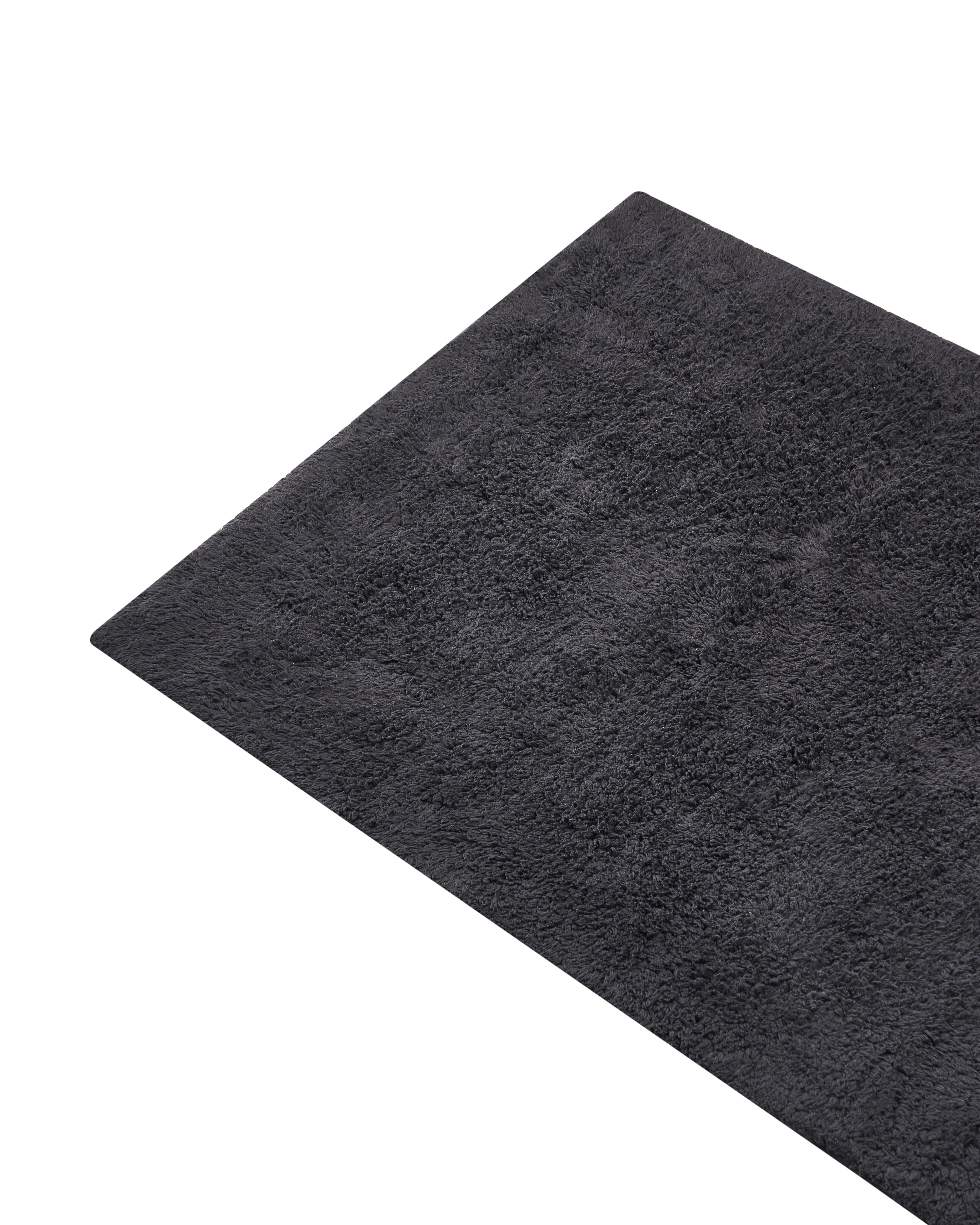 Badmat GOELA Zwart 60 x 90 cm Katoen