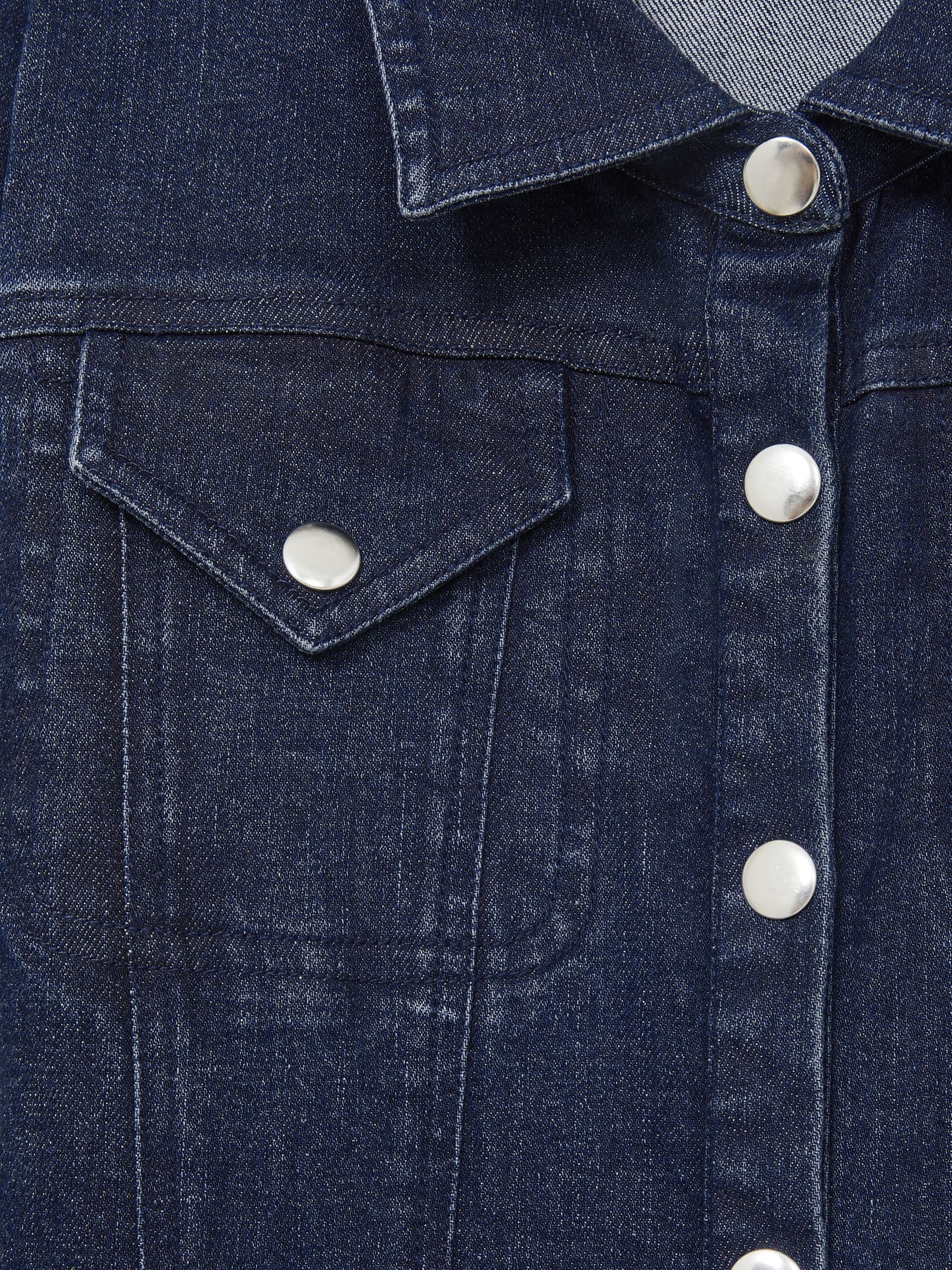 Reiss Mira wijde denim jumpsuit