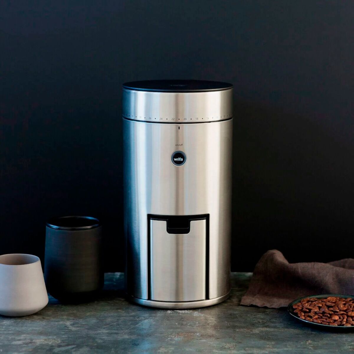 Kaffekvern WSFB-100S med vekt KS1B-T2