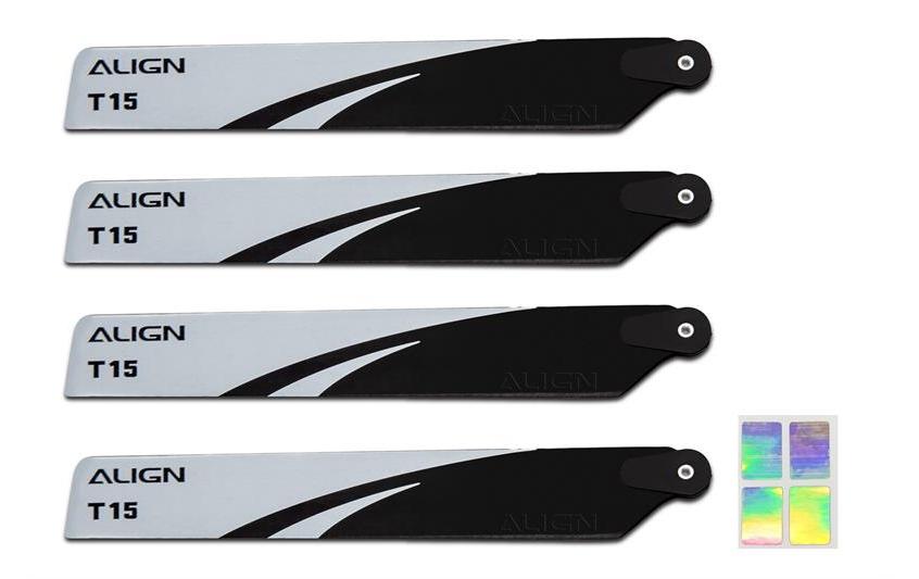 Hauptrotorblätter Carbon, T-Rex T15Ersatz 120 mm Rotorblätter für T-Rex T15
