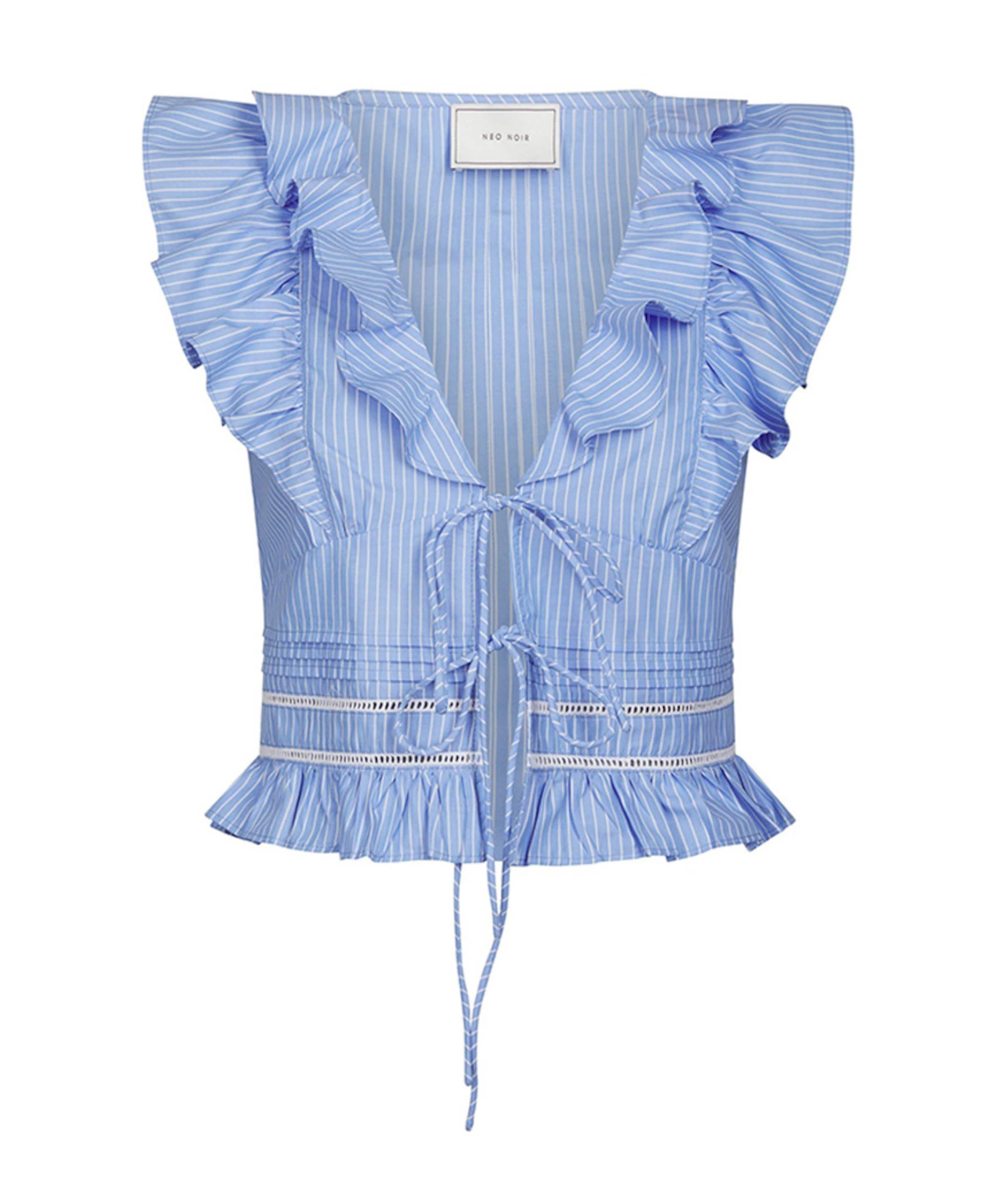 Neo Noir Dames top blauw