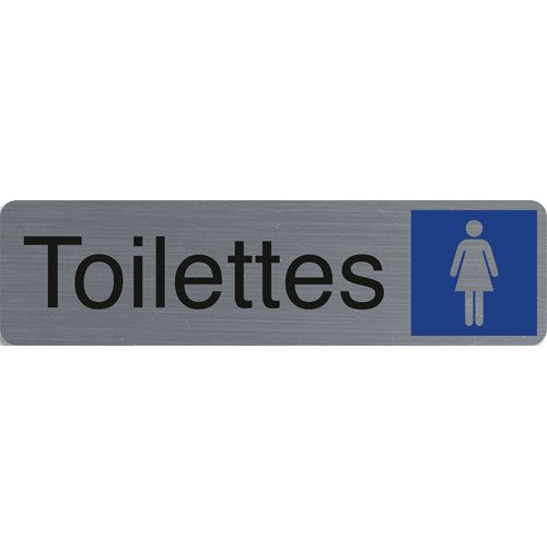 Plaque de signalisation 'Toilettes Dame'