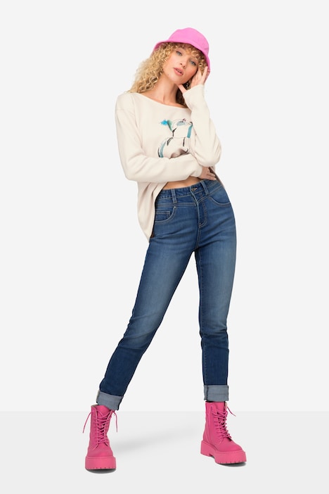 Bauch-Weg-Jeans, High Waist, 5-Pocket, Superstretch