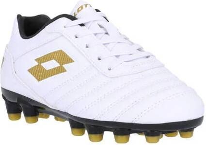 Lotto Milano 700 AGM Junior voetbalschoenen wit goud Imitatieleer 31