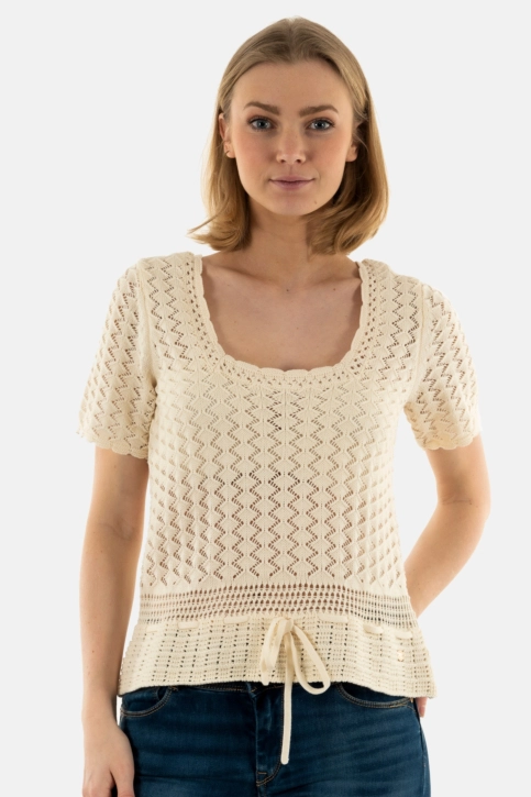 Pull léger la petite etoile mayla ecru