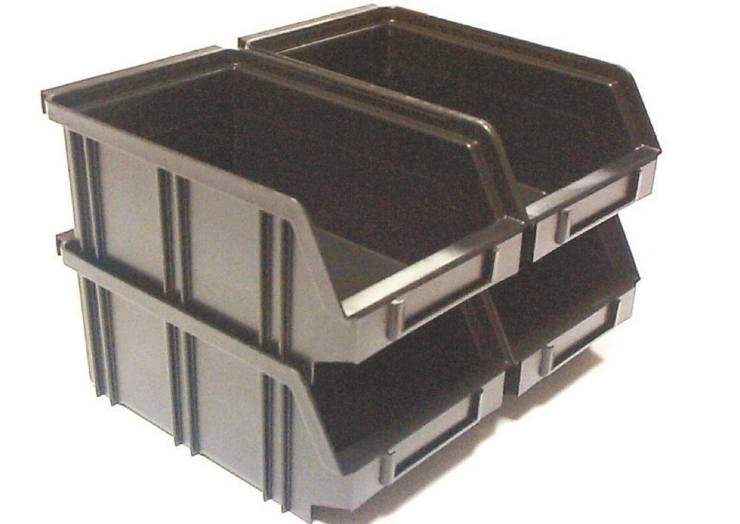 Erro 160802ZW Muurstrip met 4 B2 bakjes - 205 x 170 x 140mm