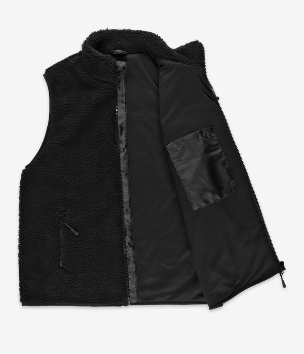 Antix Sherpa Fleece Weste (black)