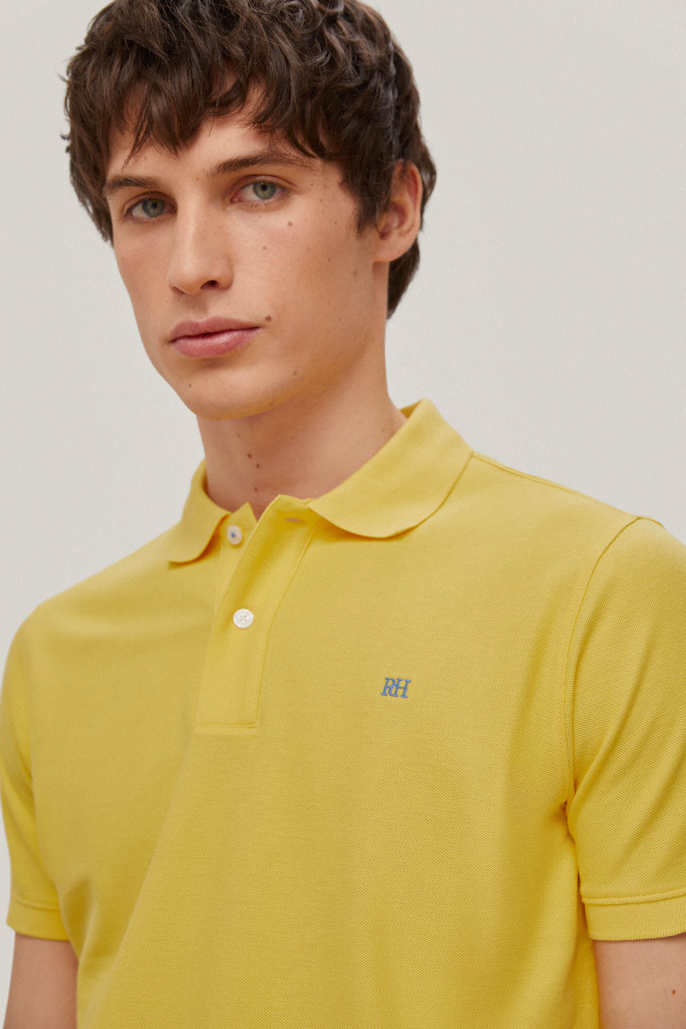 Logotipo Polo Piqué - Amarelo