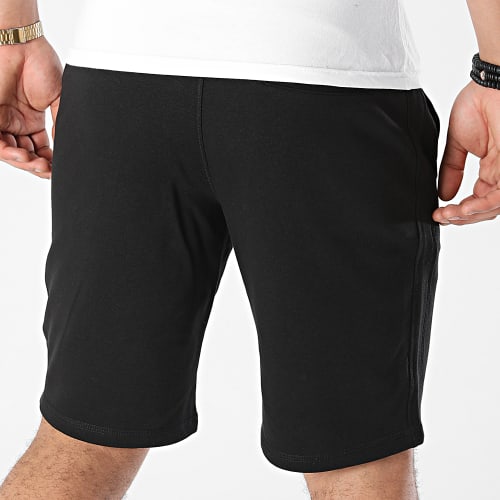 Short Jogging Leaf Logo Noir Blanc