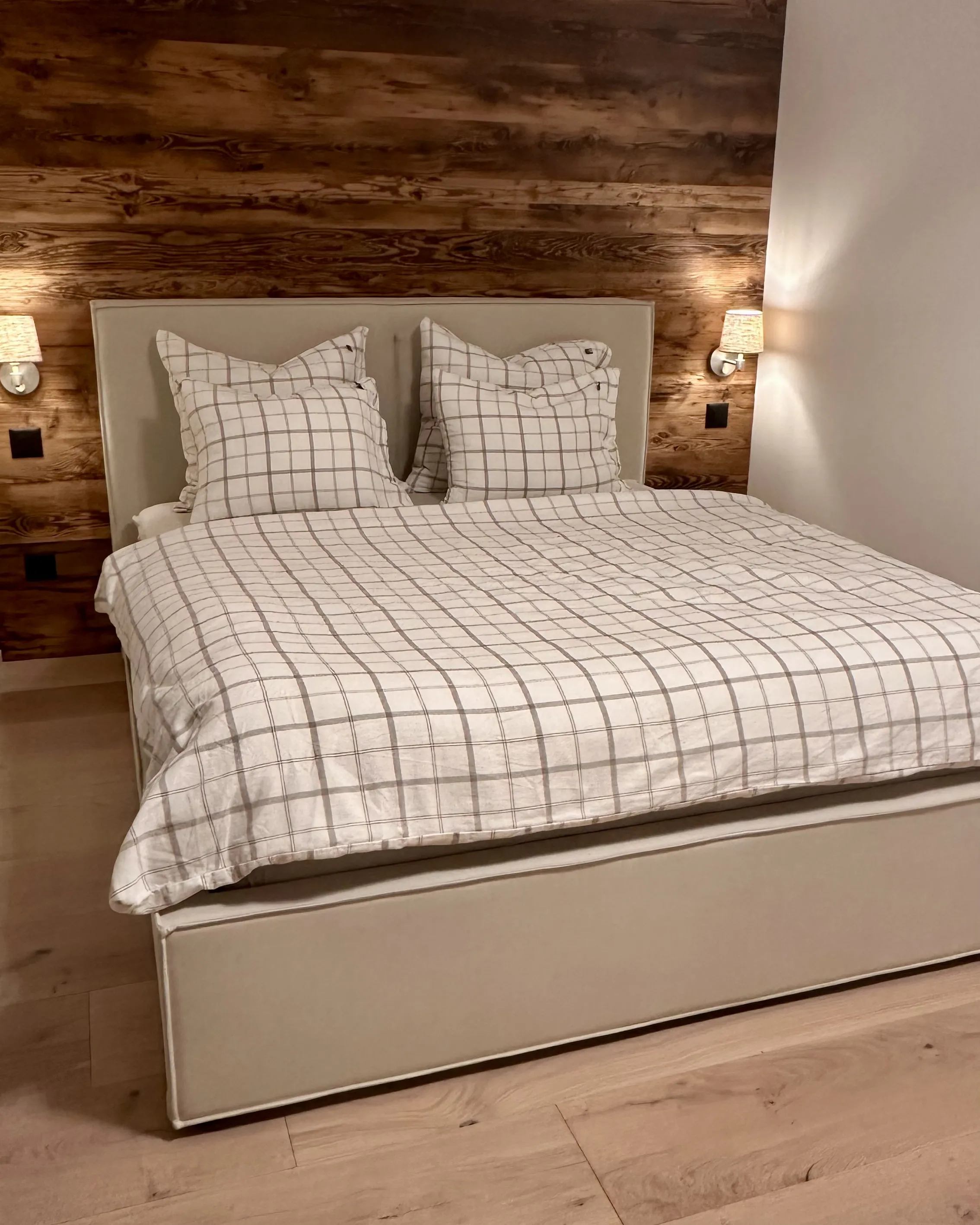 Bed met opbergruimte Stof MOISSAC 160 x 200 cm Beige