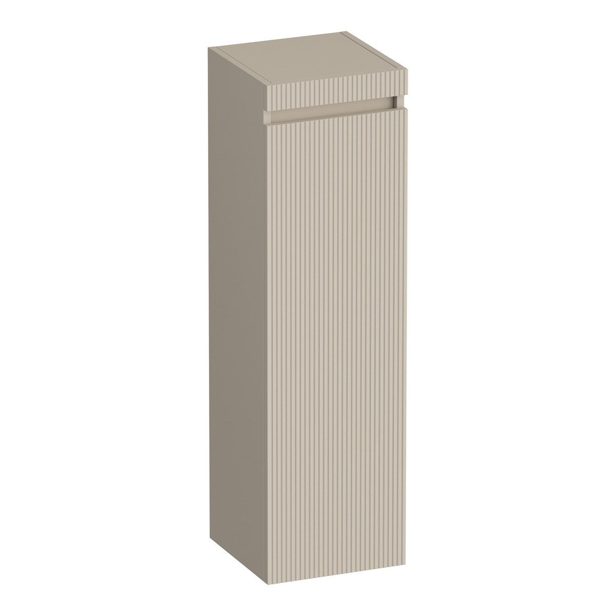Brauer Joy Wavy kolomkast ribbelfront 120cm rechtsdraaiend beige mat