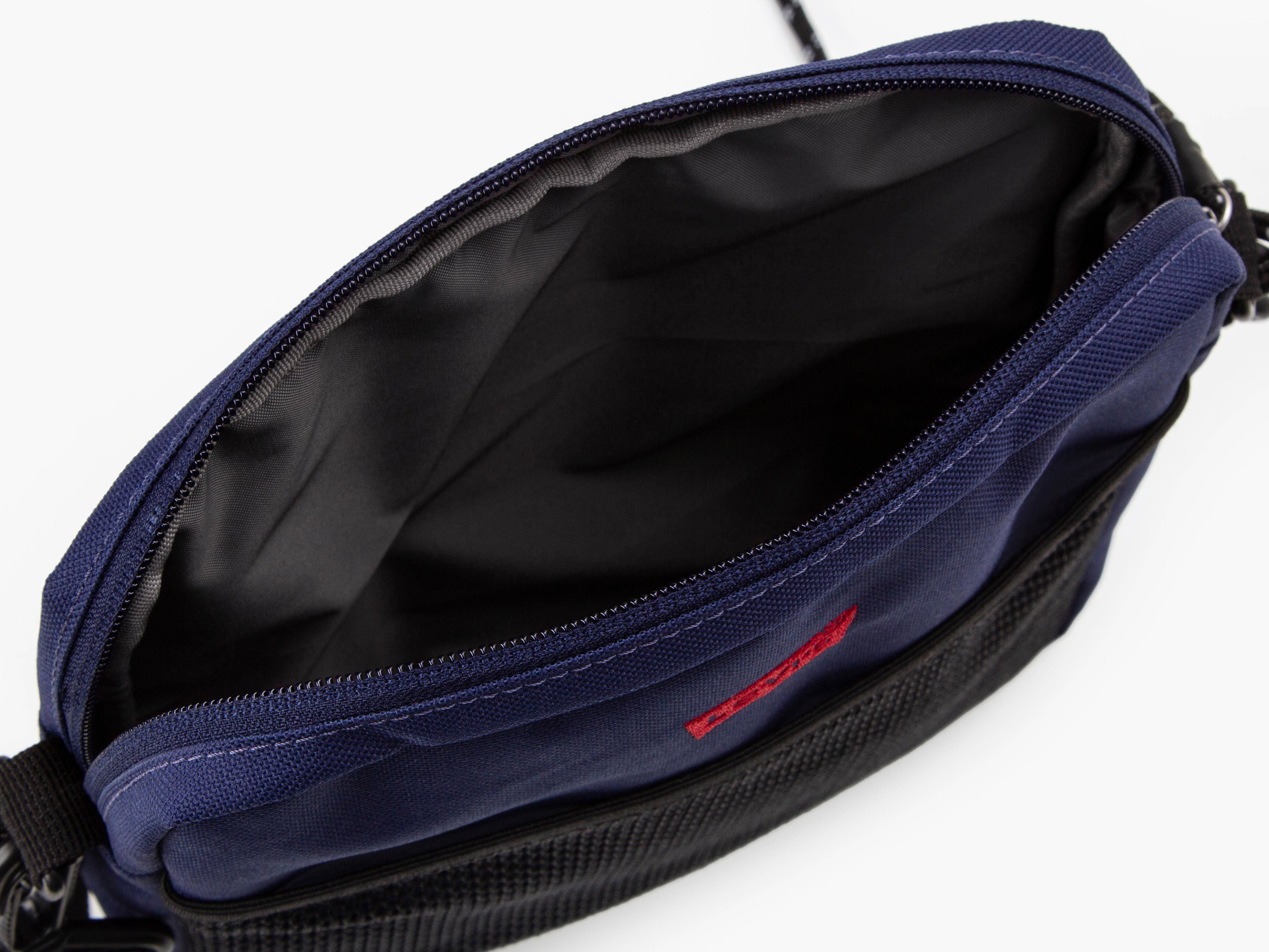 Levi's schoudertas met logo donkerblauw
