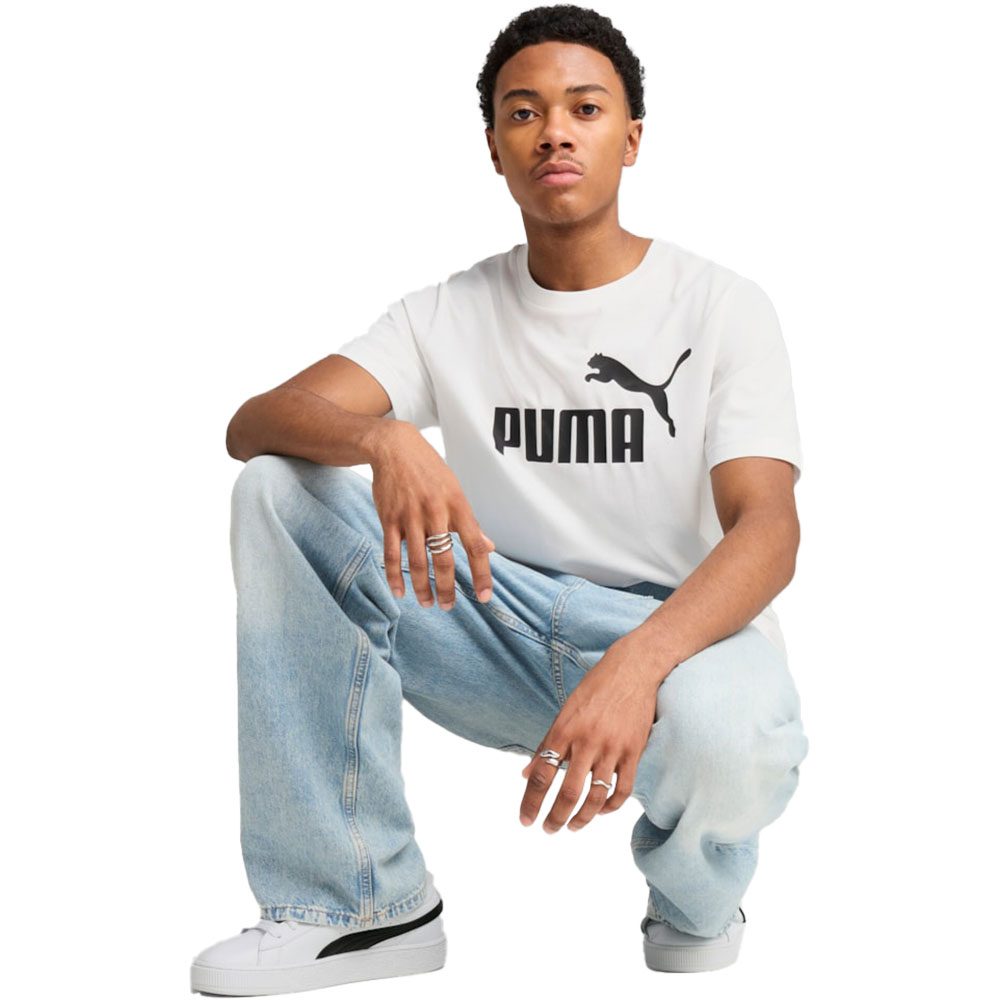 Puma ESS No. 1 Logo Tee Herren puma white
