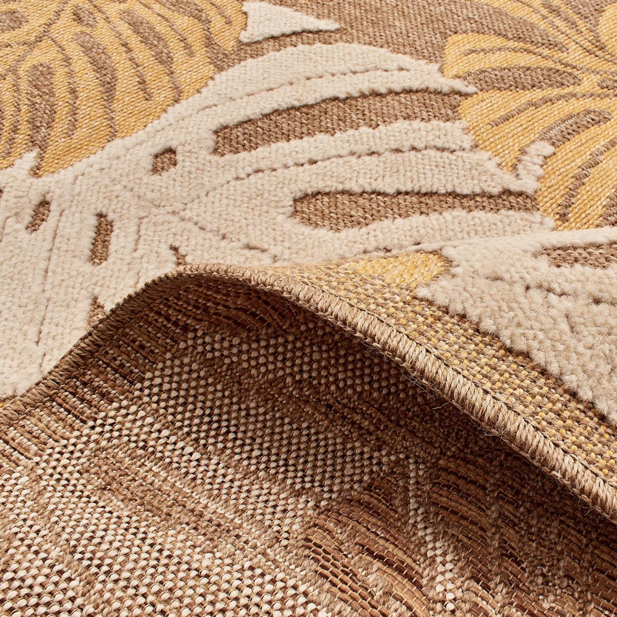 Tapis extérieur jaune 200x290 cm