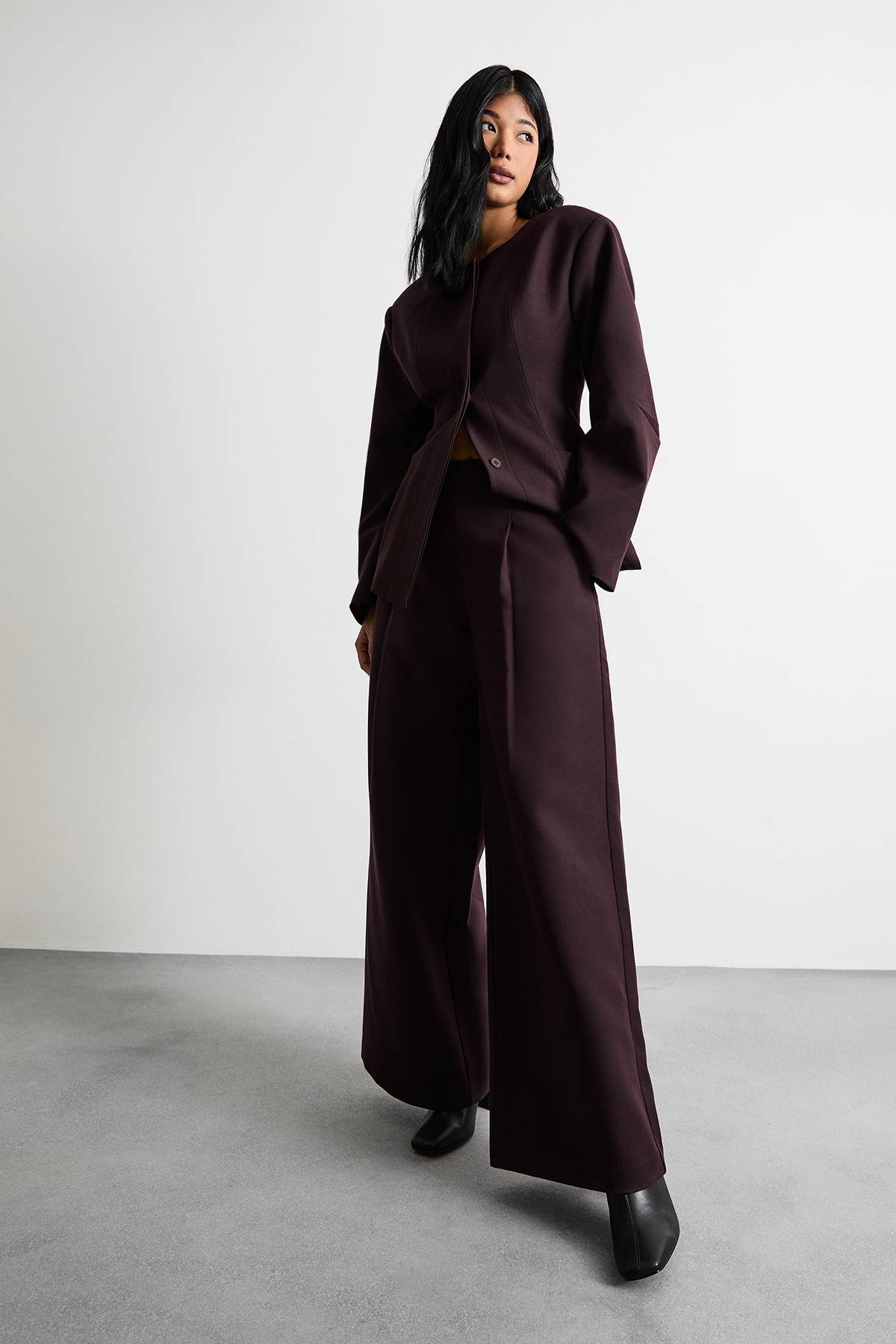 Warehouse Le Pantalon Tailleur Premium à Jambes Larges