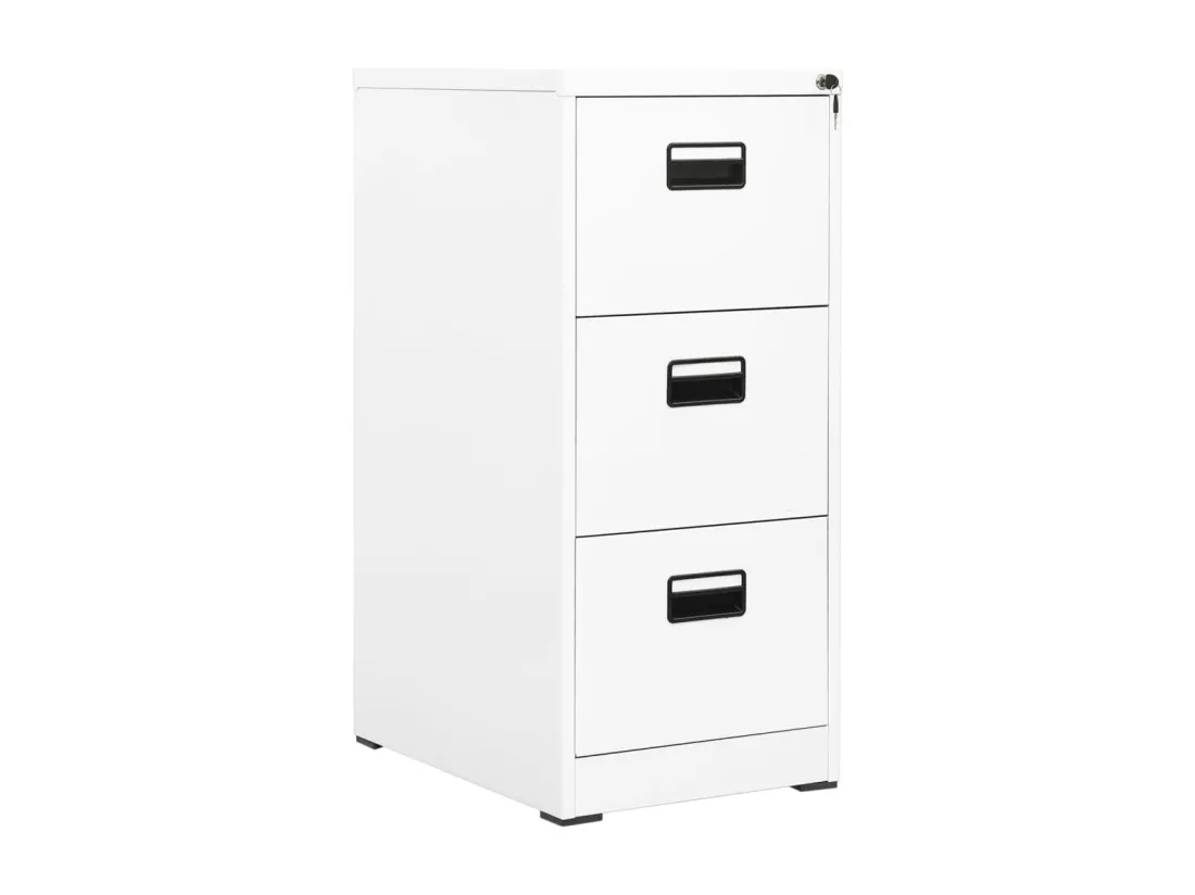 Classeur Blanc 46x62x102,5 cm Acier