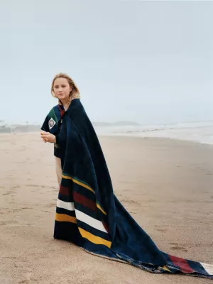 Manta listrada Tommy x Pendleton New York