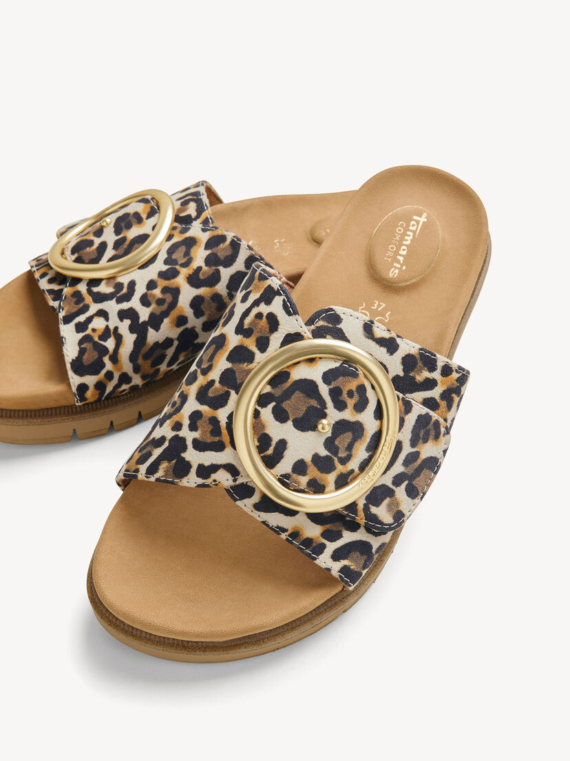 Leren Slipper - beige